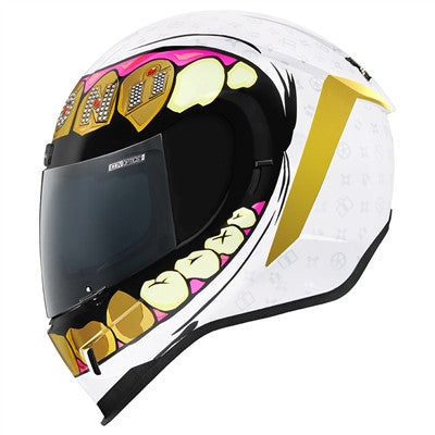 Icon Airform Grillz Full Face Helmet - White