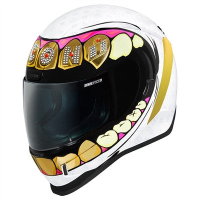 Icon Airform Grillz Full Face Helmet - White