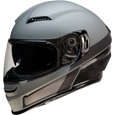 Z1R Jackal Avenge Full Face Helmet - Matte Grey/Black