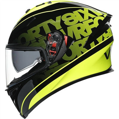 AGV K5 Fast 46 Full Face Helmet - Black/Yellow