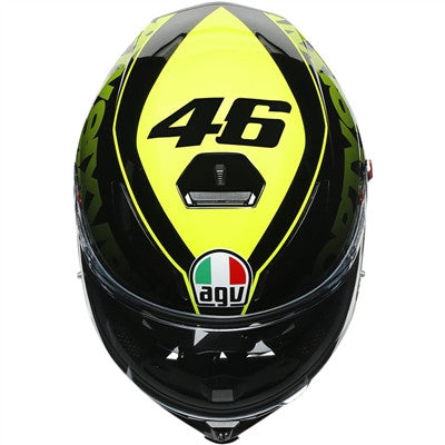 AGV K5 Fast 46 Full Face Helmet - Black/Yellow