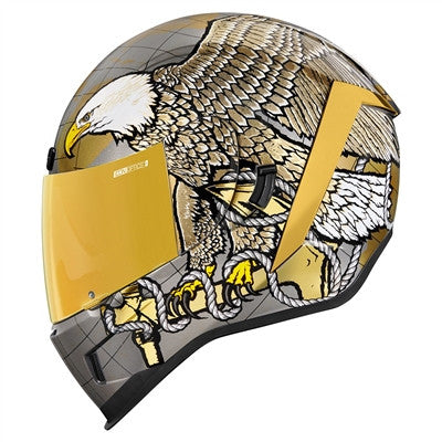 Icon Airform Full Face Helmet - Semper Fi Gold