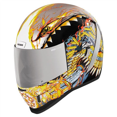 Icon Airform Full Face Helmet - Warthog Silver