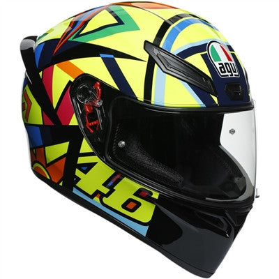 AGV K1 Soleluna 2017 Full Face Helmet - Black/Yellow