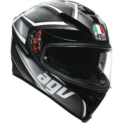 AGV K5 S Tempest Full Face Helmet - Black/Silver