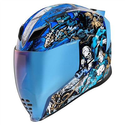 Icon Airflite Full Face Helmet - 4Horseman Blue