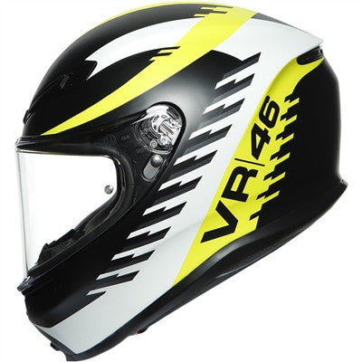 AGV K6 Rapid 46 Full Face Helmet - Black/Yellow