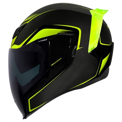 Icon Airflite Full Face Helmet - Crosslink Hi-Viz
