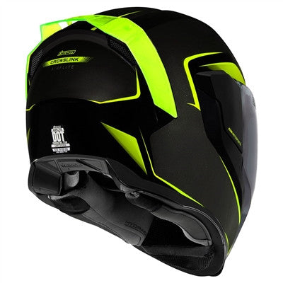 Icon Airflite Full Face Helmet - Crosslink Hi-Viz