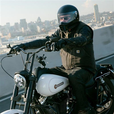 Biltwell Lane Splitter Full Face Helmet - Gloss Black