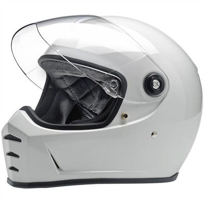 Biltwell Lane Splitter Full Face Helmet - White