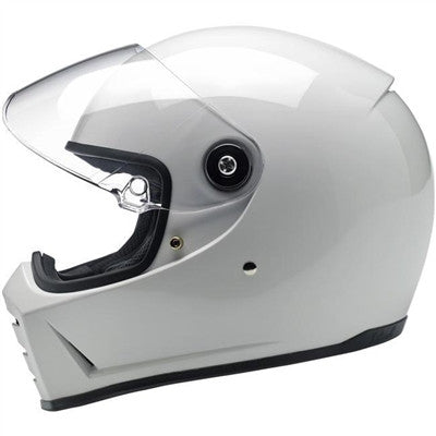 Biltwell Lane Splitter Full Face Helmet - White