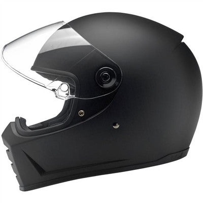 Biltwell Lane Splitter Full Face Helmet - Flat Black