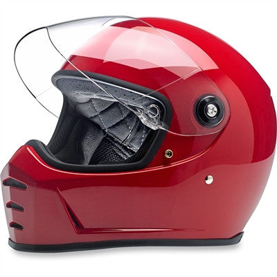 Biltwell Lane Splitter Full Face Helmet - Gloss Blood Red