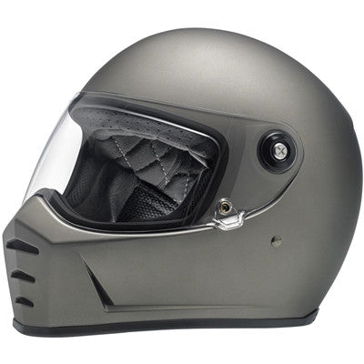 Biltwell Lane Splitter Full Face Helmet - Titanium