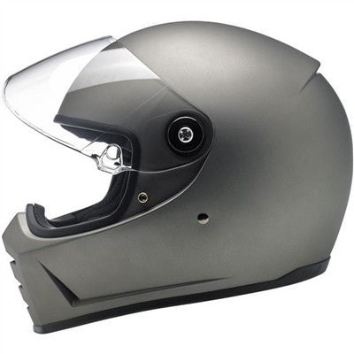 Biltwell Lane Splitter Full Face Helmet - Titanium
