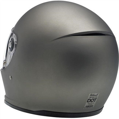 Biltwell Lane Splitter Full Face Helmet - Titanium