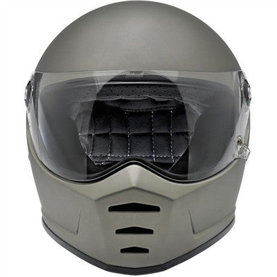 Biltwell Lane Splitter Full Face Helmet - Titanium