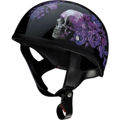 Z1R CC Beanie Cruiser Helmet - Purple Nightshade