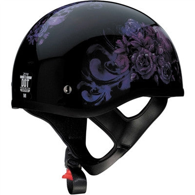 Z1R CC Beanie Cruiser Helmet - Purple Nightshade