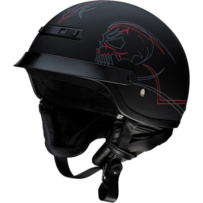 Z1R Nomad Evilocity Open-Face Helmet - Matte Black