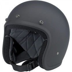 Biltwell 2017 Bonanza Open Face Helmet - Flat Black