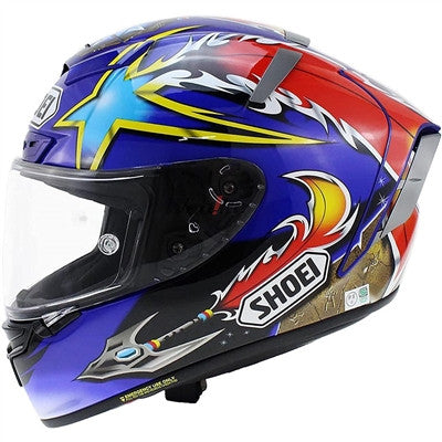 Shoei Limited Edition X-14 Norick '04 TC-2 Full Face Helmet Blue