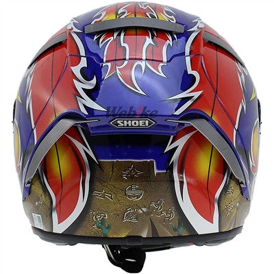 Shoei Limited Edition X-14 Norick '04 TC-2 Full Face Helmet - Blue/Red