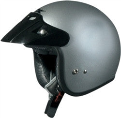 AFX 2015 Youth Solid FX-75Y Open Face Helmet - Silver