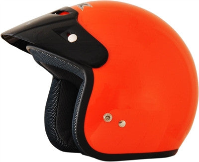 AFX 2016 FX-75 Youth Solid Open Face Helmet - Safety-Orange