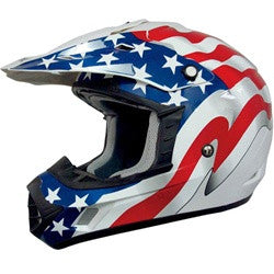 AFX 2017 FX-17 Flag Offroad Helmet - Stealth