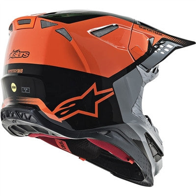 Alpinestars 2020 S-M8 Triple Helmet - Orange/Grey/Black