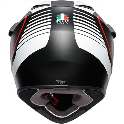 AGV Matte AX-9 Dual Sport Helmet - Matte Black/White/Red