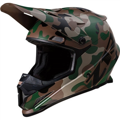 Z1R Rise Camo Offroad Helmet - Woodland