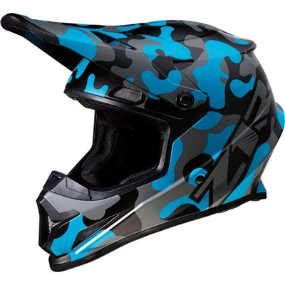 Z1R Rise Camo Offroad Helmet - Blue