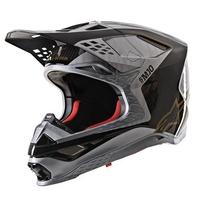 Alpinestars 2020 Supertech M-10 Alloy Offroad Helmet - Alloy
