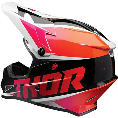 Thor 2023 Sector Fader Offroad Helmet - Orange/Magenta