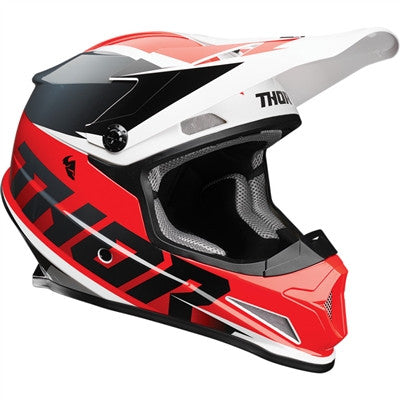 Thor 2023 Sector Fader Offroad Helmet - Red/Black