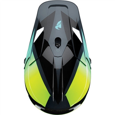 Thor 2023 Sector Fader Offroad Helmet - Acid/Teal