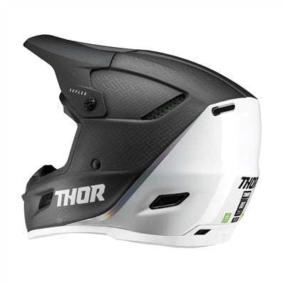 Thor 2023 Reflex Polar Carbon Offroad Helmet - Carbon/White