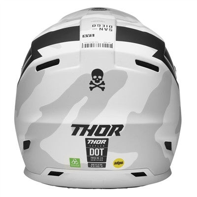 Thor Reflex Cast Offroad Helmet - White/Black