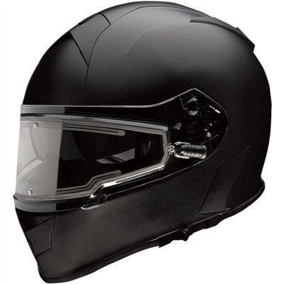 Z1R Warrant Snow Helmet with Electric Shield - Flat Black