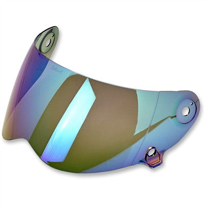 Biltwell Lane Splitter Replacement Anti-Fog Shield - Rainbow Mirror