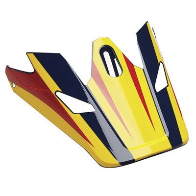 Thor 2019 Sector Ricochet Replacement Visor Kit - Navy/Yellow/Red