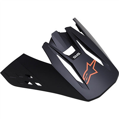 Alpinestars 2021 S-M5 Replacement Visor - Compass Black/Orange