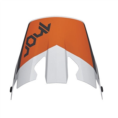 Thor Reflex Cube Replacement Visor - Grey/Orange