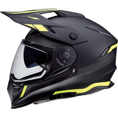 Z1R Range Uptake Dual Sport Helmet - Black/Hi-Viz