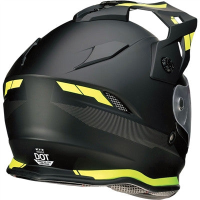 Z1R Range Uptake Dual Sport Helmet - Black/Hi-Viz