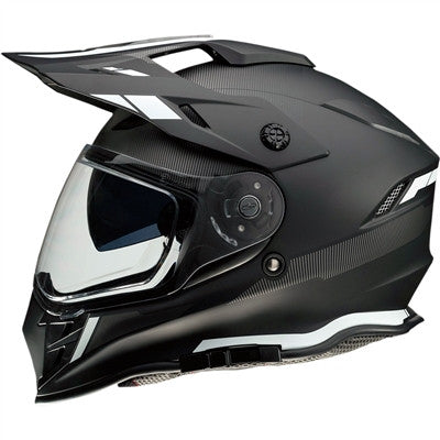 Z1R Range Uptake Dual Sport Helmet - Black/White