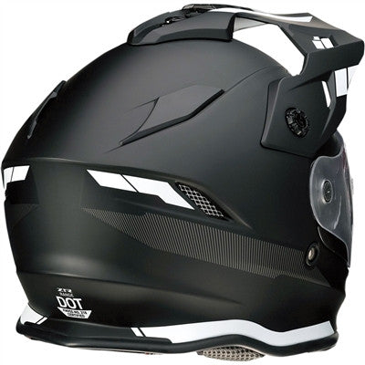 Z1R Range Uptake Dual Sport Helmet - Black/White